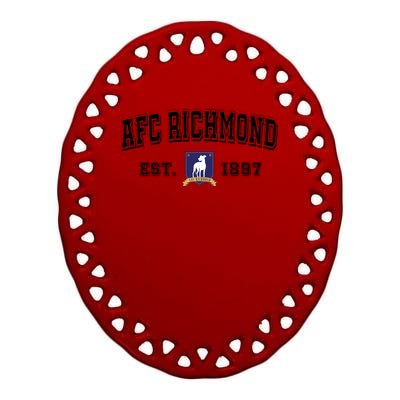 AFC Richmond Est 1897 Ceramic Oval Ornament