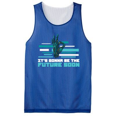 Awesome Robotics Engineering Future Inventor Invention Lover Cute Gift Mesh Reversible Basketball Jersey Tank