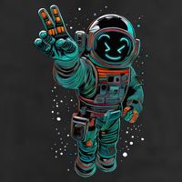 Astronaut Rave Edm Techno Festival Psytrance Dubstep Cool Comfort Performance Bucket Hat