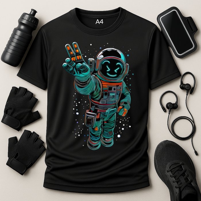Astronaut Rave Edm Techno Festival Psytrance Dubstep Performance Shirt