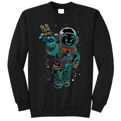 Astronaut Rave Edm Techno Festival Psytrance Dubstep Sweatshirt