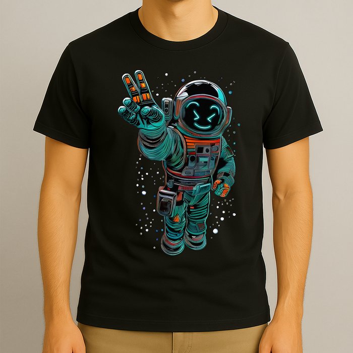 Astronaut Rave Edm Techno Festival Psytrance Dubstep T-Shirt