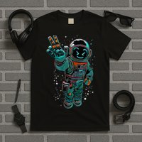 Astronaut Rave Edm Techno Festival Psytrance Dubstep T-Shirt