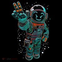Astronaut Rave Edm Techno Festival Psytrance Dubstep Tall T-Shirt