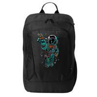 Astronaut Rave Edm Techno Festival Psytrance Dubstep City Backpack