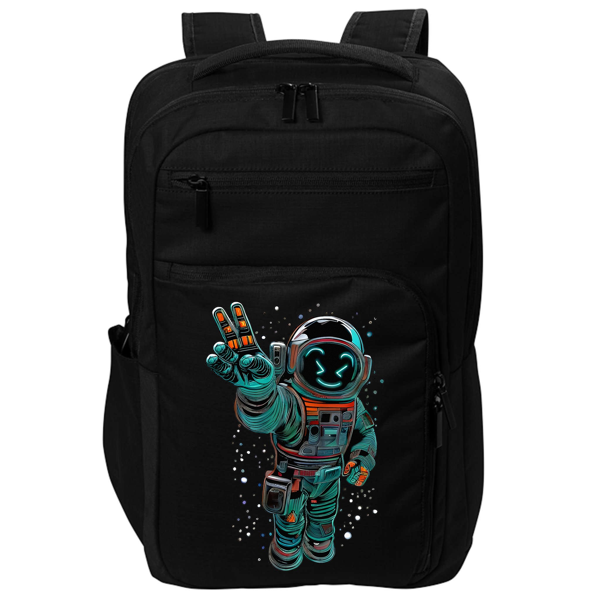 Astronaut Rave Edm Techno Festival Psytrance Dubstep Impact Tech Backpack