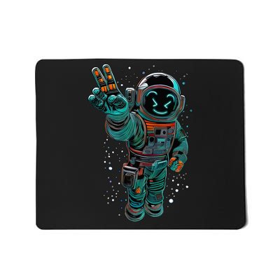 Astronaut Rave Edm Techno Festival Psytrance Dubstep Mousepad
