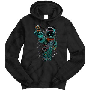 Astronaut Rave Edm Techno Festival Psytrance Dubstep Tie Dye Hoodie