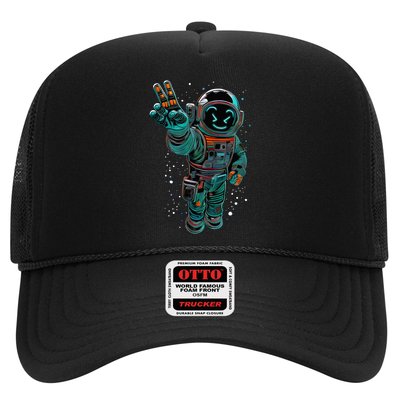 Astronaut Rave Edm Techno Festival Psytrance Dubstep Trucker Hat