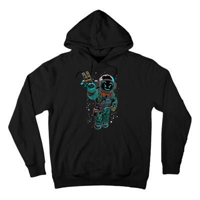 Astronaut Rave Edm Techno Festival Psytrance Dubstep Tall Hoodie