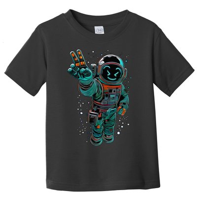 Astronaut Rave Edm Techno Festival Psytrance Dubstep Toddler T-Shirt