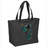 Astronaut Rave Edm Techno Festival Psytrance Dubstep Zip Tote Bag