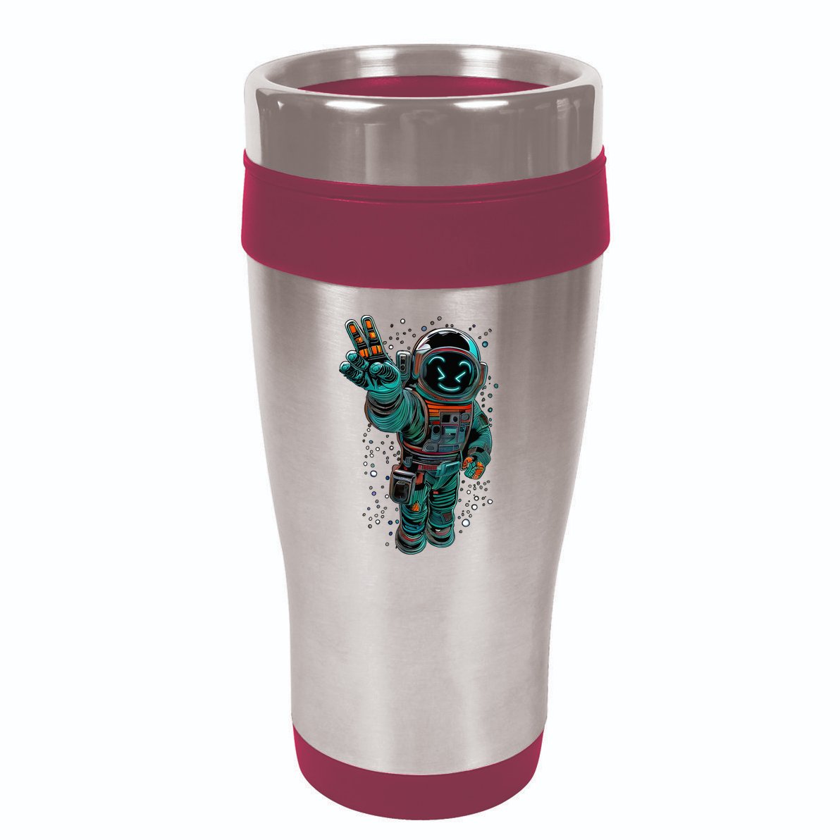Astronaut Rave Edm Techno Festival Psytrance Dubstep 16oz Travel Tumbler