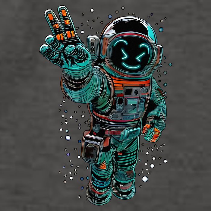 Astronaut Rave Edm Techno Festival Psytrance Dubstep Vector Backpack