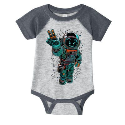 Astronaut Rave Edm Techno Festival Psytrance Dubstep Infant Baby Jersey Bodysuit