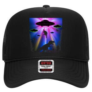 Area 51 Alien Takeover High Crown Mesh Back Trucker Hat