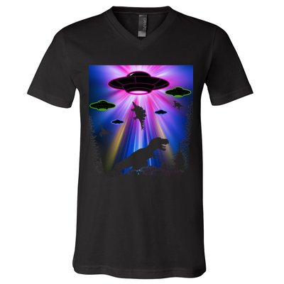 Area 51 Alien Takeover V-Neck T-Shirt