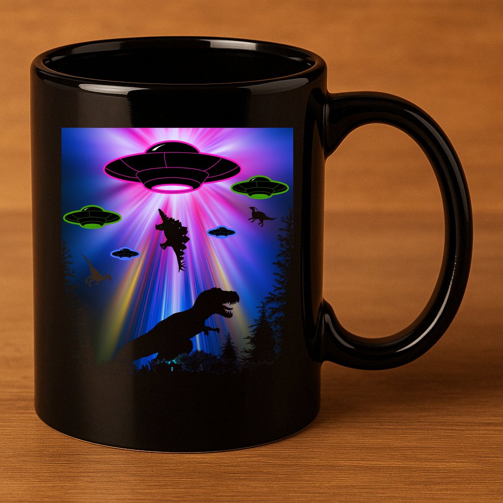 Area 51 Alien Takeover 11oz C Handle Ceramic Mug