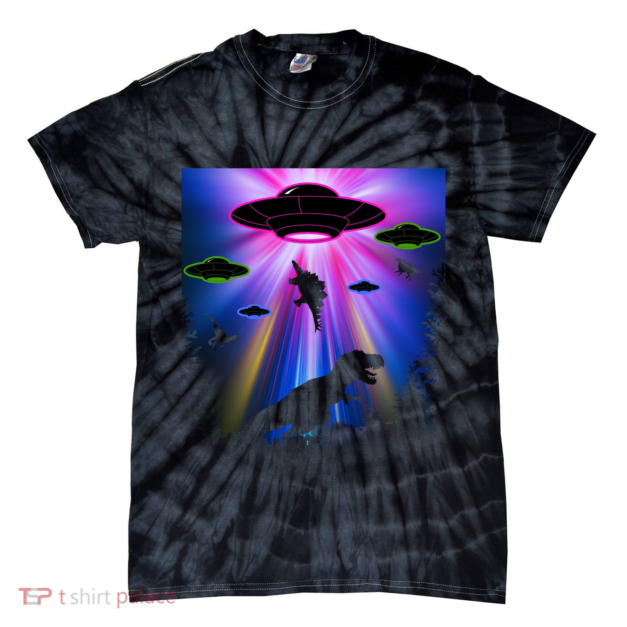 Area 51 Alien Takeover Tie-Dye T-Shirt