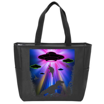 Area 51 Alien Takeover Zip Tote Bag