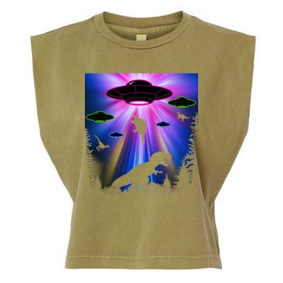 Area 51 Alien Takeover Garment-Dyed Women's Muscle Tee