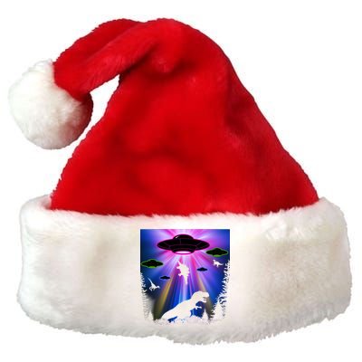 Area 51 Alien Takeover Premium Christmas Santa Hat