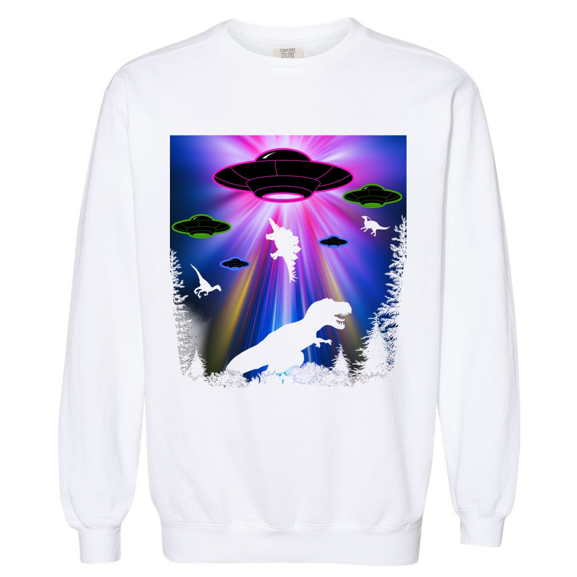 Area 51 Alien Takeover Garment-Dyed Sweatshirt