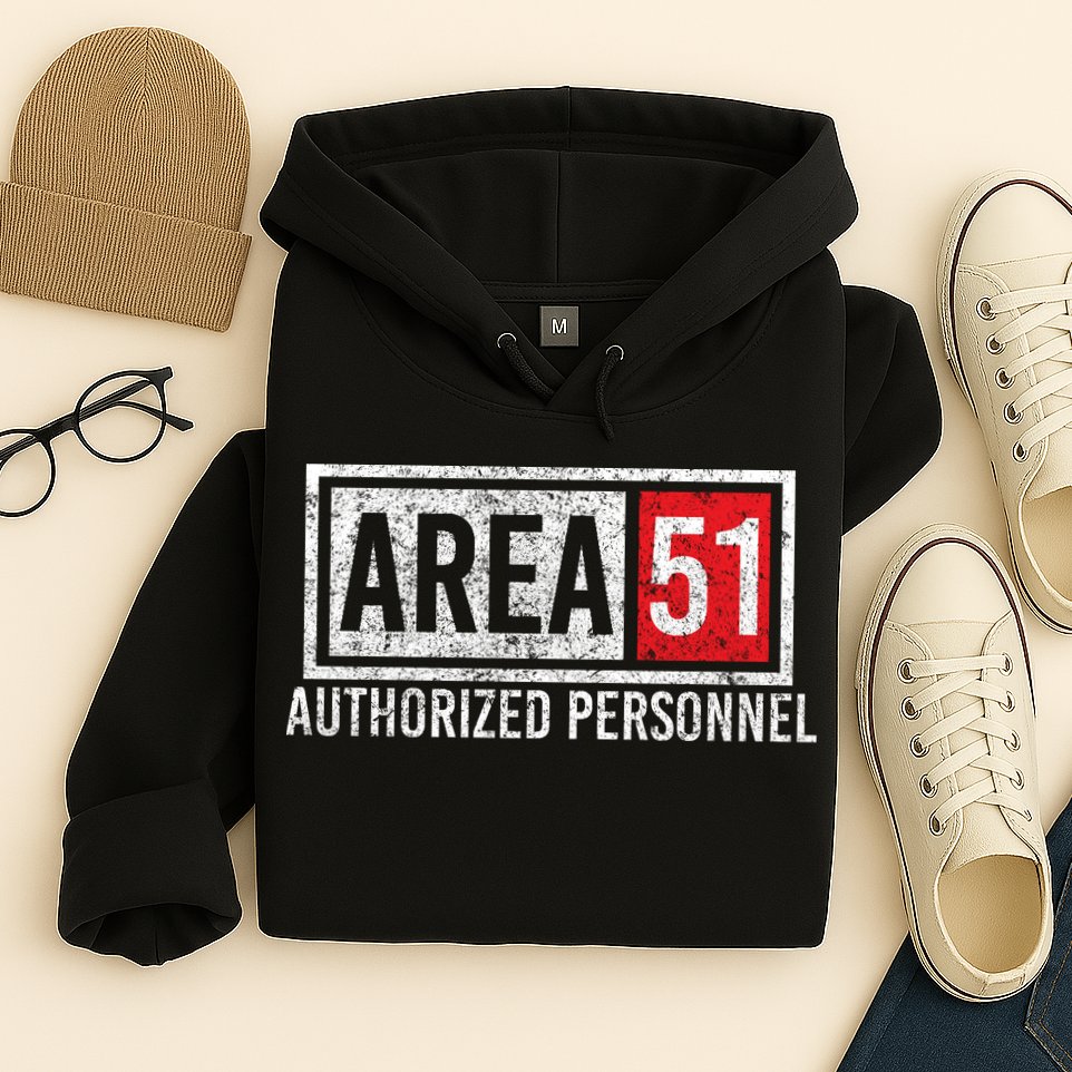AREA 51 Authorized Personnel Hoodie