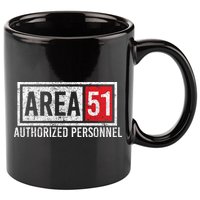 AREA 51 Authorized Personnel 11oz C Handle Ceramic Mug