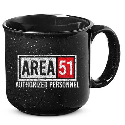 AREA 51 Authorized Personnel 15oz Campfire Ceramic Mug