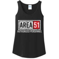 AREA 51 Authorized Personnel Ladies Essential Tank