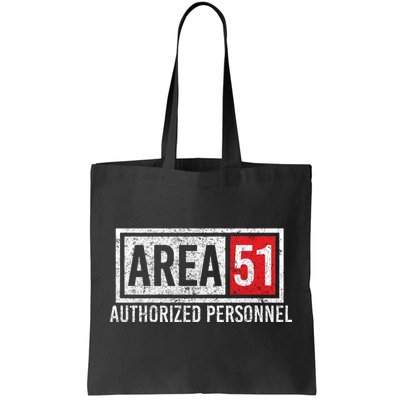 AREA 51 Authorized Personnel Tote Bag