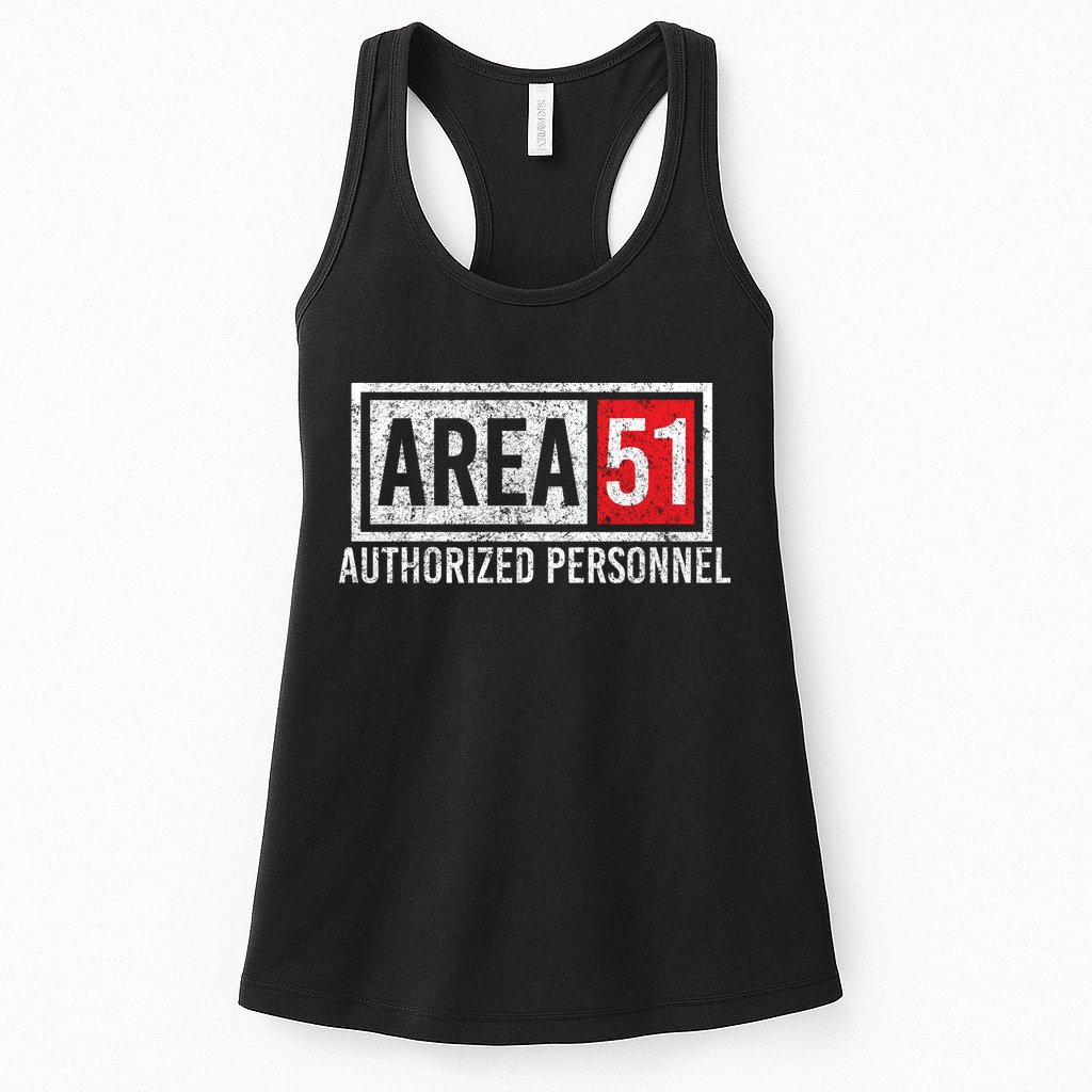 AREA 51 Authorized Personnel Womens Tank Top