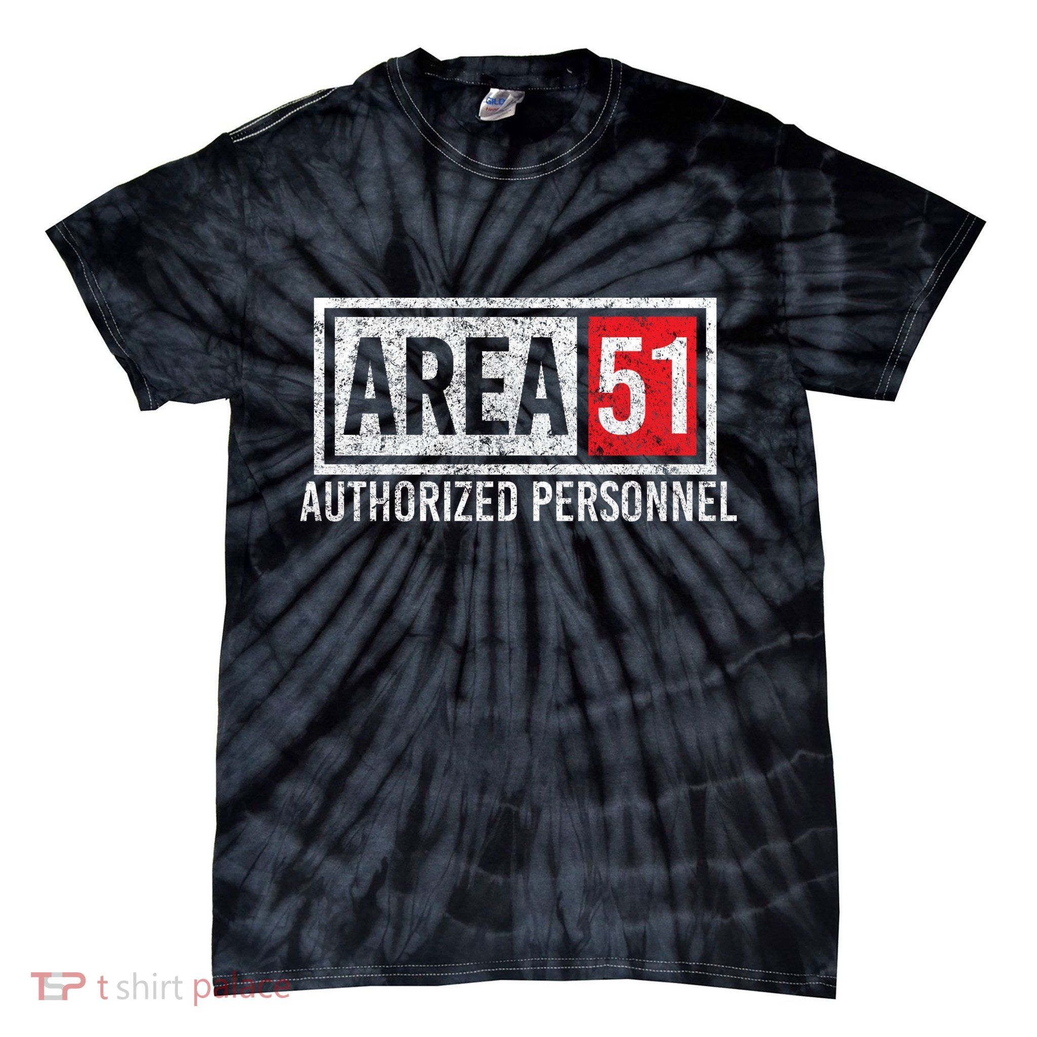 AREA 51 Authorized Personnel Tie-Dye T-Shirt