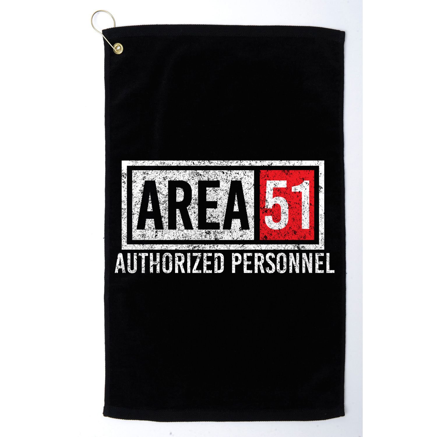 AREA 51 Authorized Personnel Golf Towel