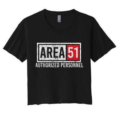 AREA 51 Authorized Personnel Crop Top