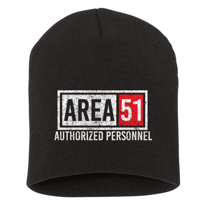 AREA 51 Authorized Personnel Short Acrylic Beanie