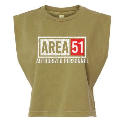 AREA 51 Authorized Personnel Garment-Dyed Women's Muscle Tee