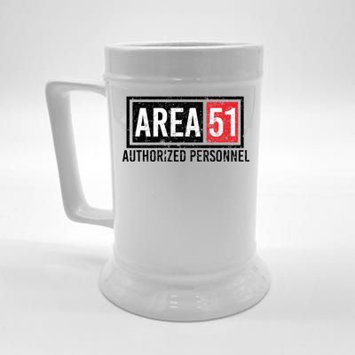 AREA 51 Authorized Personnel Beer Stein