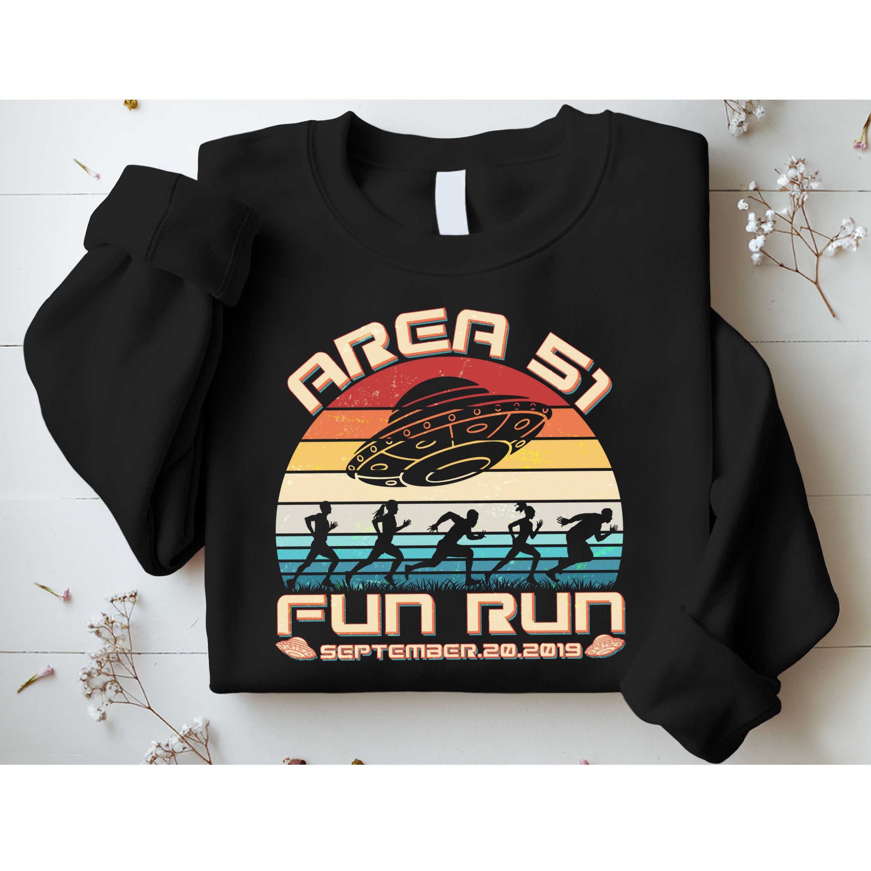 Area 51 Fun Run September 20 2019 Vintage Sweatshirt