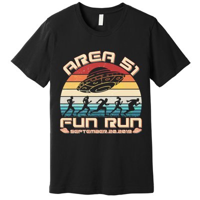 Area 51 Fun Run September 20 2019 Vintage Premium T-Shirt