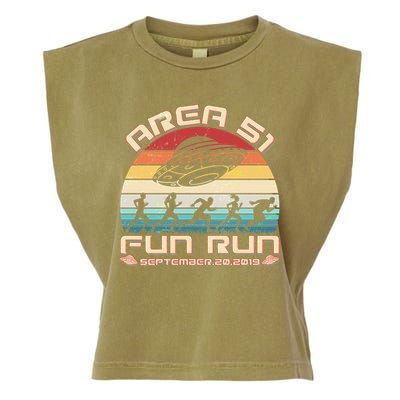 Area 51 Fun Run September 20 2019 Vintage Garment-Dyed Women's Muscle Tee