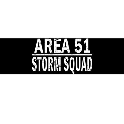 Area 51 Storm Squad Bumper Sticker