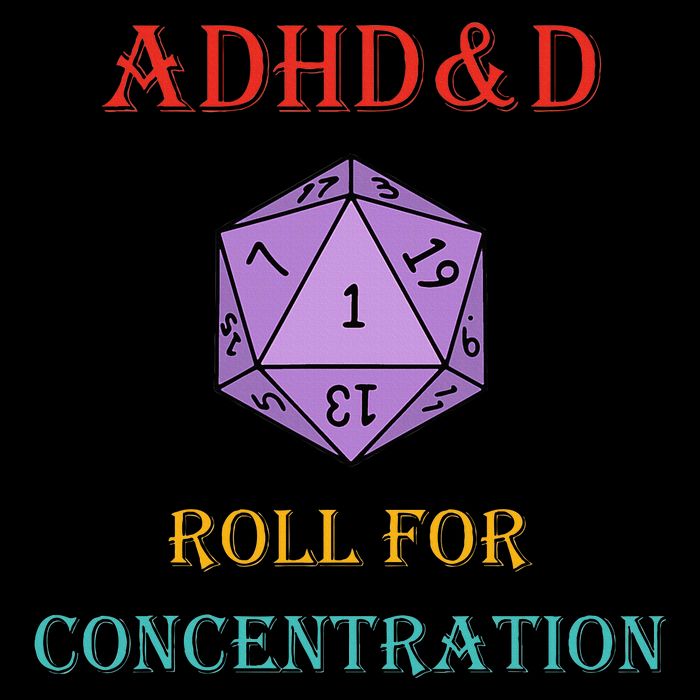 Adhd&D Roll For Concentration Vintage Quote Backpack