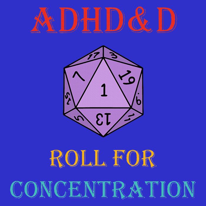 Adhd&D Roll For Concentration Vintage Quote T-Shirt