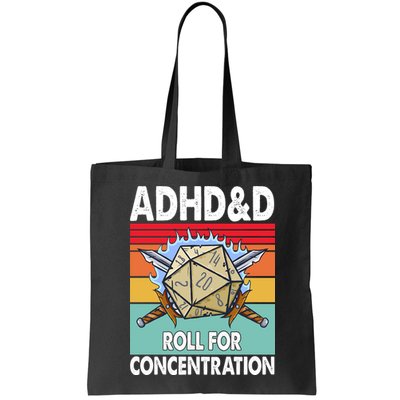 Adhd Roll For Concentration Funny Gamer Bag