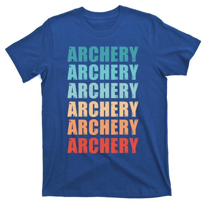 Archery Retro Fathers Day Vintage Cute Gift T-Shirt