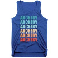 Archery Retro Fathers Day Vintage Cute Gift Tank Top