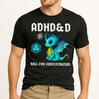 ADHD&D Roll For Concentration Cute Dragon  Cooling Performance Crew T-Shirt