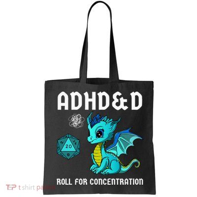 ADHD&D Roll For Concentration Cute Dragon  Bag